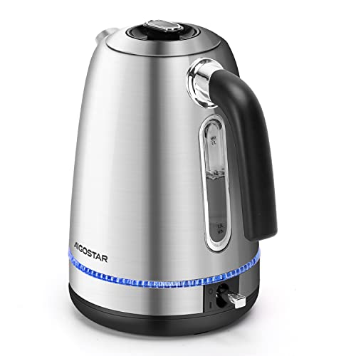 fast-boil-kettles Aigostar Electric Kettle Stainless Steel, 3000W Fa