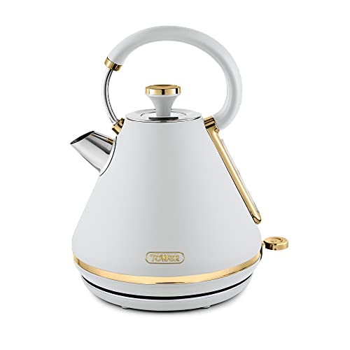 filter-kettles Tower T10044WHT Cavaletto Pyramid Kettle with Fast
