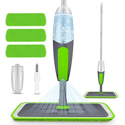 flat-mops Floor Mop Spray Mops for Floor Cleaning, ILAVCOOL