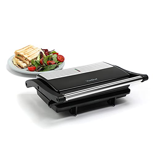 flat-toasters VonShef Panini Press Grill – Sandwich Toaster 2