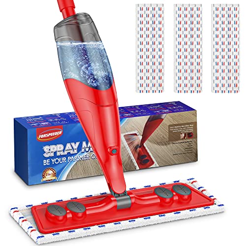 floor-mops Spray Mop for Cleaning Floors - FORSPEEDER Microfi
