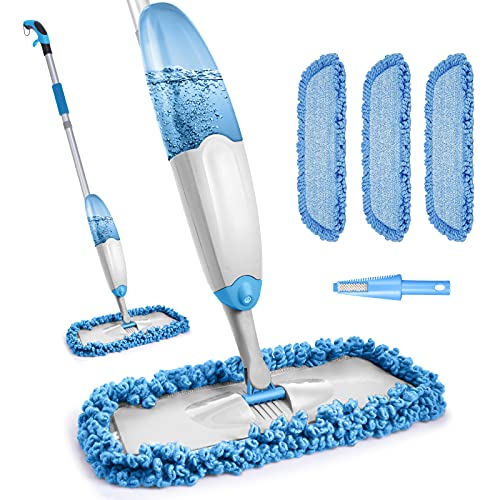 floor-mops Spray Mop for Floor Cleaning, Domi-patrol Microfib
