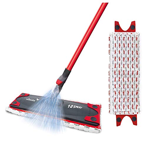 floor-mops Vileda 1-2 Spray Mop, Microfibre Flat Floor Spray