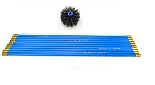 flue-brushes Bailey Chimney Sweep Brush & Rod Set - 6" Brush +