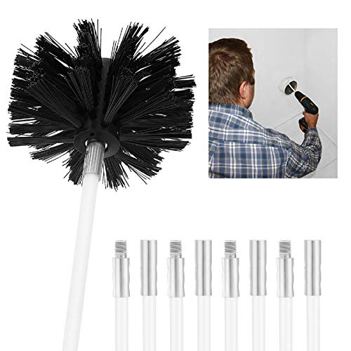 flue-brushes Chimney Flue Cleaning Rod Sweep Sweeping Brush Set