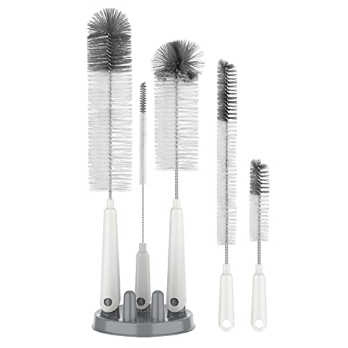 flue-brushes MR.SIGA 5 Pack Bottle Brush Cleaning Set with Stor