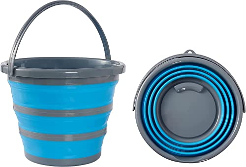 foldable-mops Raxter Collapsible Bucket 10L Foldable Round Silic
