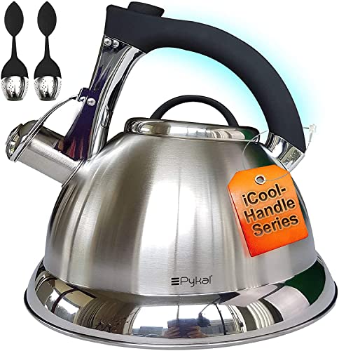 gas-kettles Pykal Whistling Tea Kettle for Stove Top - 2.8l -