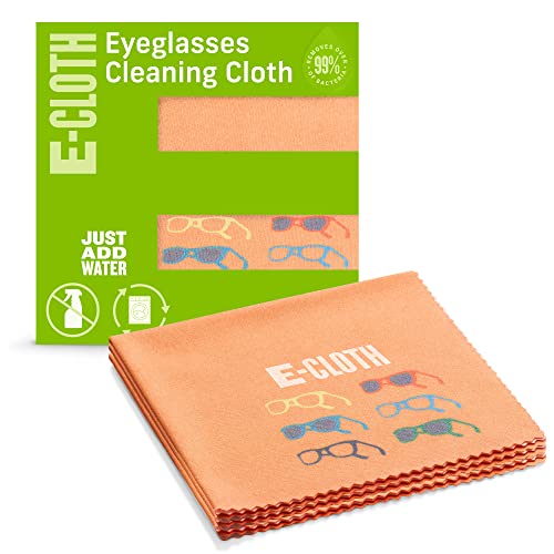 glass-cloths E-Cloth Glasses Cleaning Cloth, Reusable Microfibr