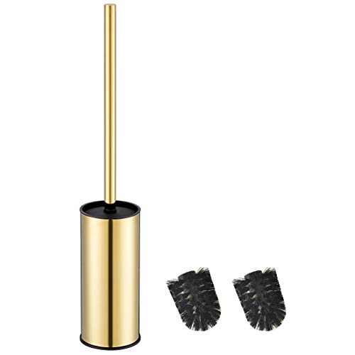 gold-toilet-brushes BGL Toilet Brush Holder Gold, Stainless Steel 304