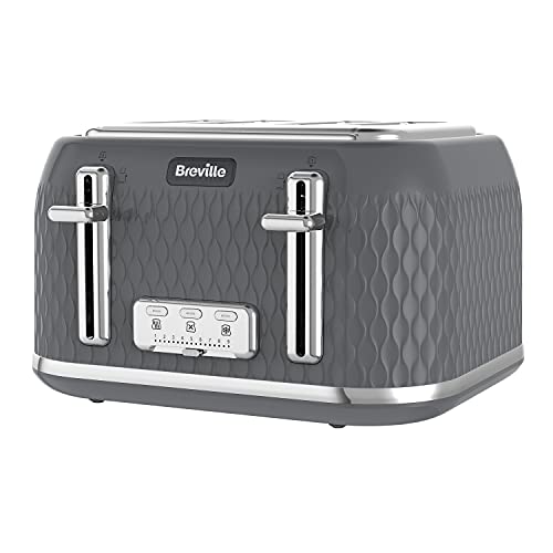 grey-toasters Breville Curve 4-Slice Toaster with High Lift and