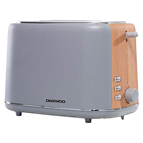 grey-toasters Daewoo SDA1737 Stockholm 2 Slice Matte Finish Wood