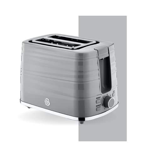 grey-toasters Swan, ST31050GRN, 2 Slice Symphony Toaster, High G