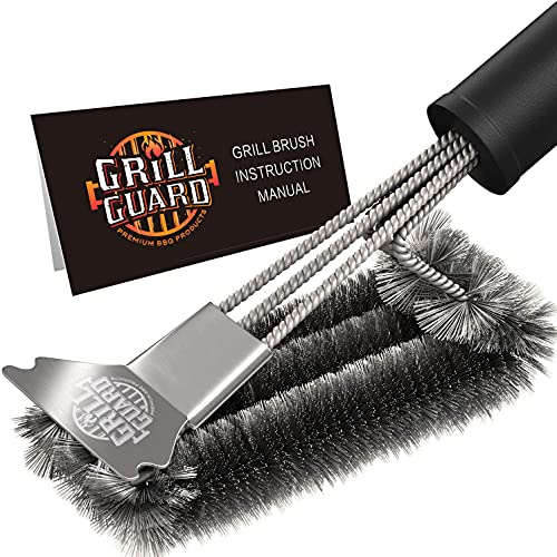 grill-brushes BBQ Grill Cleaning Brush and Scraper Bristle Free
