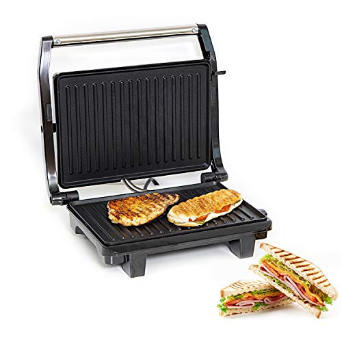 grill-toasters Geepas Stainless Steel Panini Grill Maker With Non