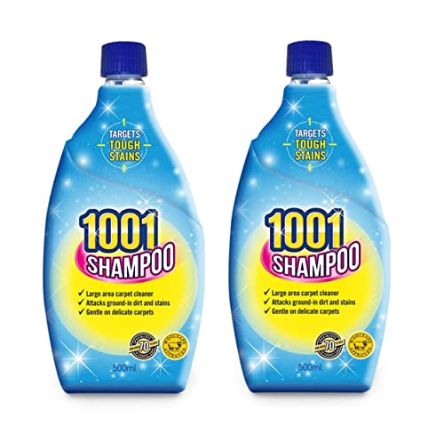 hand-carpet-cleaners 2 x 1001 Carpet Shampoo Hand Cleaner Solution Deep