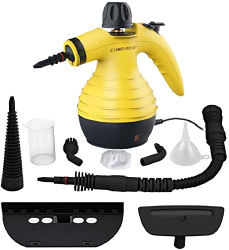 handheld-upholstery-cleaners Comforday Multi-Purpose Steam Cleaner with 9-Piece