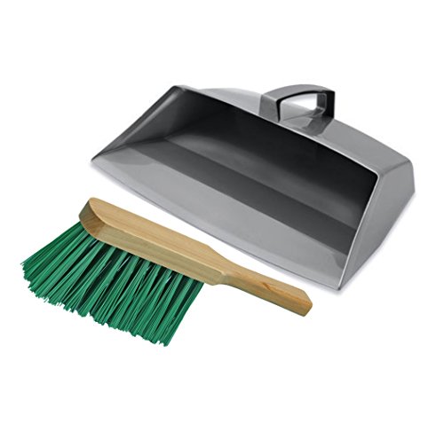 heavy-duty-dustpans-and-brushes Addis-Brushmann Enclosed Dustpan and Brush Set (Ha