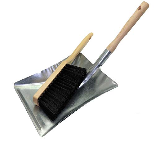 heavy-duty-dustpans-and-brushes Cotarba Hand Dustpan & Brush Set Metal Dust Pan Ha