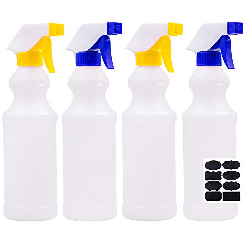 heavy-duty-spray-bottles Youngever 4 Pack 500ML Plastic Spray Bottles, Clea
