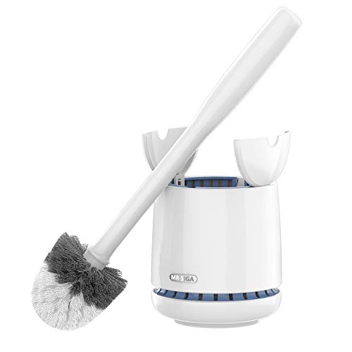 hygienic-toilet-brushes MR.SIGA Toilet Bowl Brush and Holder, Premium Qual