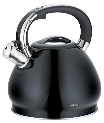 induction-kettles Whistling Kettle 3.4 L Stainless Steel Black induc