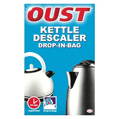 kettle-descaler-sachets Oust 2 x Kettle Descaler Drop in Bag 75g, Plastic