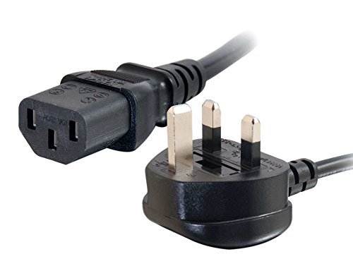 kettle-plugs C2G 88513 2 Metre UK Power Cable (IEC320C13 to BS