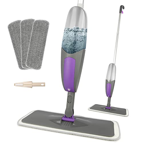 kitchen-mops Spray Mop for Cleaning Floors - HOMSIER Microfibre