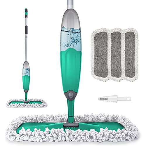 kitchen-mops Spray Mop for Floor Cleaning, TINA&TONY Microfibre