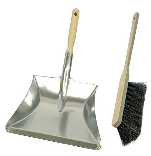 large-dustpans-and-brushes Brushmann Large Dustpan / Hand Shovel and Long Han