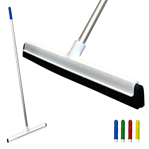 large-squeegees Colour Coded 46cm Floor Squeegee Mop with 120cm Al