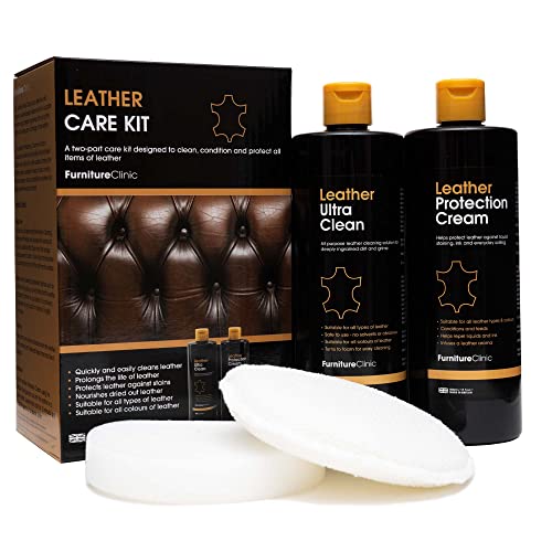 leather-sofa-cleaners Furniture Clinic Complete Leather Care Kit | Leath