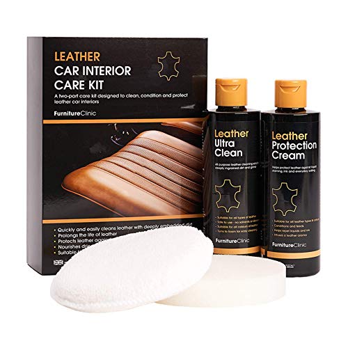 leather-upholstery-cleaners Furniture Clinic Complete Small Leather Care Kit f