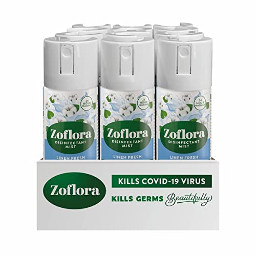 linen-sprays Zoflora Linen Fresh Aerosol Mist 12pc x 50ml, Anti