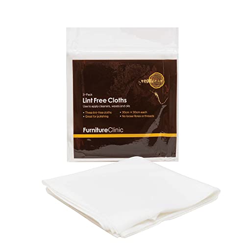 lint-free-cloths Furniture Clinic 3 Pack Of Lint Free Cleaning Clot