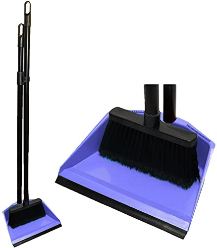 long-handled-dustpan-and-brush-sets Cotarba Long Handled Dustpan and Brush Set Dust Pa