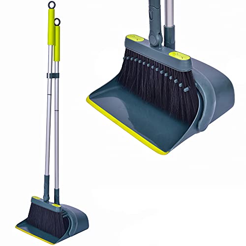 long-handled-dustpan-and-brush-sets Jekayla Dustpan and Brush Set, Broom and Dust pan