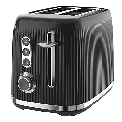 long-slot-toasters Breville Bold Black 2-Slice Toaster with High-Lift