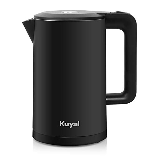 low-wattage-kettles Kuyal Electric Kettle, Double Wall Stainless Steel