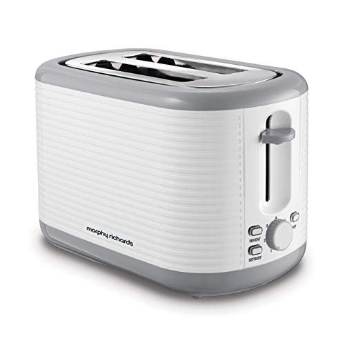 low-wattage-toasters Morphy Richards 228399 Arc 2 Slice Toaster, White