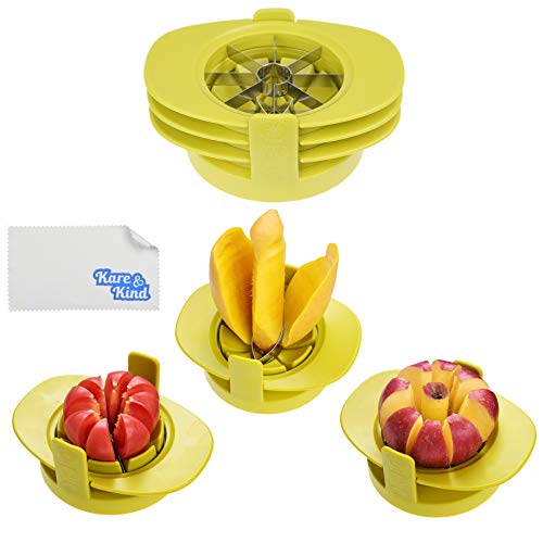 mango-slicers Apple/Tomato/Mango Cutters - Set of 3 - Sturdy Bas