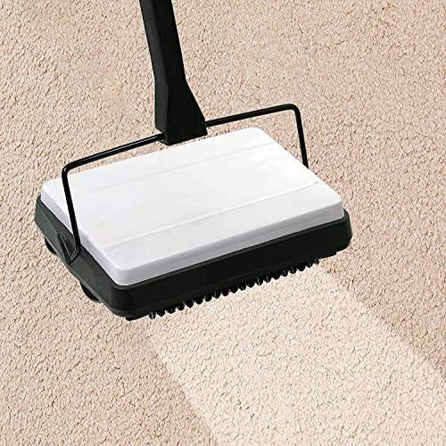 manual-carpet-cleaners UTIZ Manual Floor and Carpet Sweeper, Lightweight