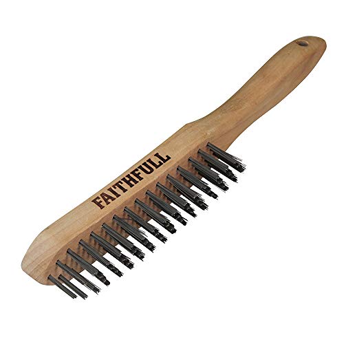 metal-brushes Faithfull Wire Grill Brush Barbecue Cleaner Bristl