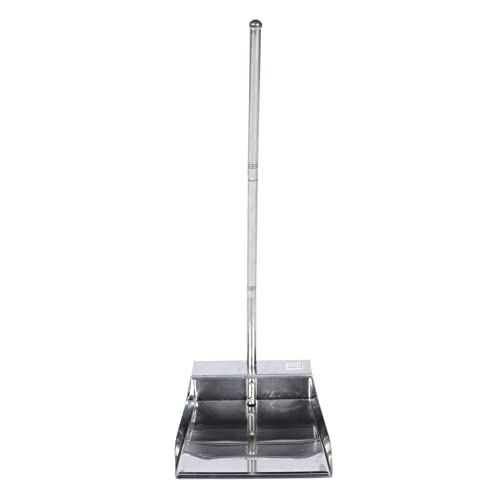 metal-dustpans-and-brushes Cabilock Long Handled Dust Pan Broom Dust Pan Meta