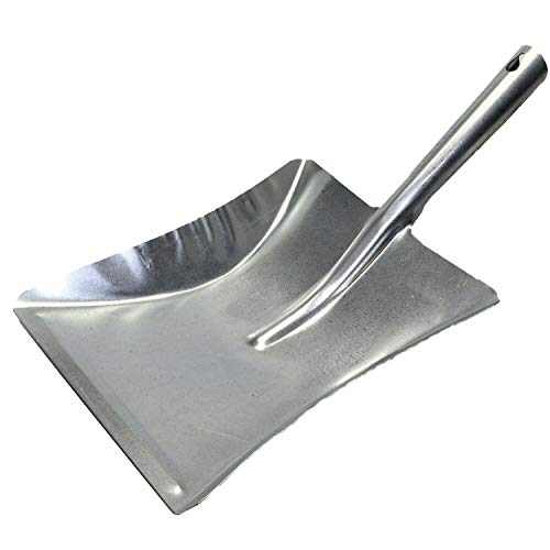 metal-dustpans-and-brushes Cortaba 7.8" 200mm Metal Hand Dustpan Steel Dust P