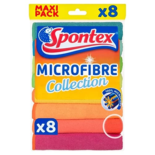 microfibre-cloths Spontex Multi Purpose Microfibre Cloths - Packs of
