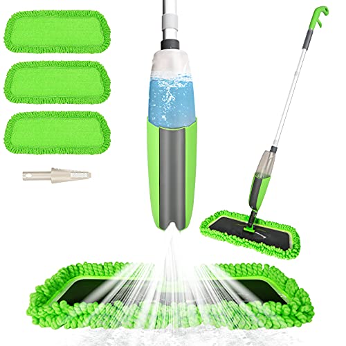 microfibre-mops Aiglam Spray Mop, Floor Mop,Microfibre Mop with 3