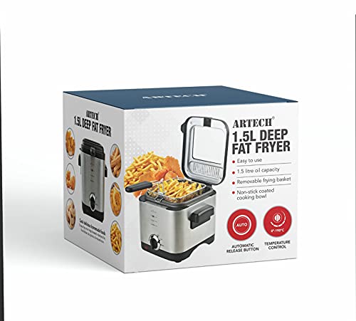 mini-deep-fat-fryers Elex® 1.5 litre Deep Fryer Stainless Steel Fryer