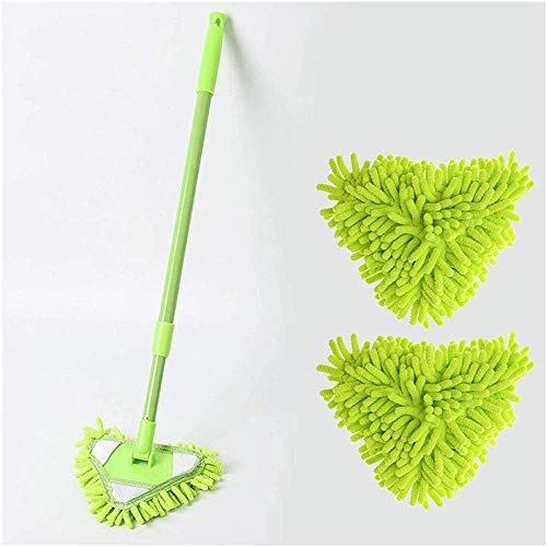 mini-mops Triangle Cleaning Mop, Retractable Ceiling Dust Cl